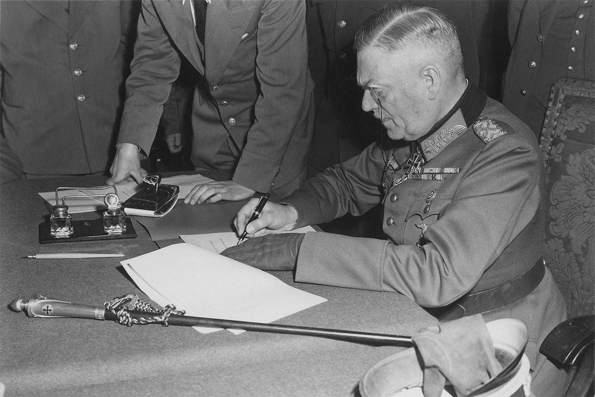 Saksmamaa alistus ametlikult NSV Liidule