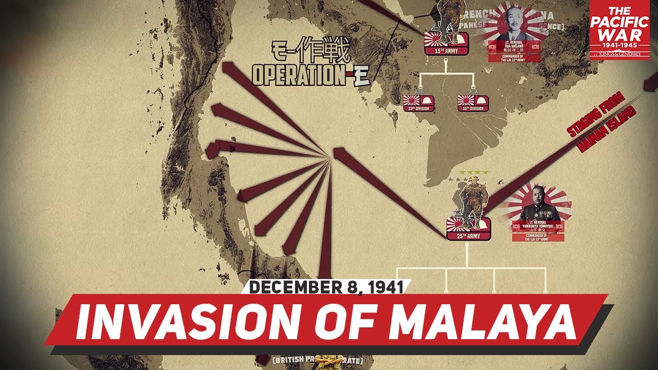 Jaapanlaste invasioon Malaisiasse, sõjategevus Vaiksel ookeanil, 2. osa